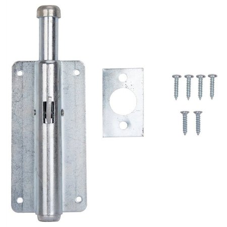 PROSOURCE Foot Bolt 6In Steel Zinc Plate CL-193-PS